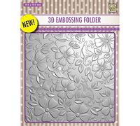 Nellie's Choice Cartella per Embossing 3D Fiori 15,2 x 15,2 cm - Cartelle per Goffratura e Accessori - Fai da Te, DIY, Biglietti, Artigianato, Scrapbooking e Journaling