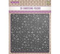 Nellie's Choice Cartella per Embossing 3D Fiori Primaverili 15 x 15 cm - Cartelle per Goffratura e Accessori - Fai da Te, DIY, Biglietti, Artigianato, Scrapbooking e Journaling