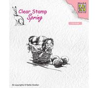Nellies Choice Clearstamp - Uova di Pasqua primaverile