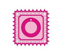 Nellie's Choice Etichette e Tag, 6 Fustelle Multi Cornice, 12 x 12 cm, per Natale, Regali, Scrapbooking, Fai da Te, DIY, Rosa