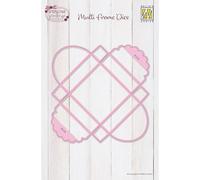 Nellie's Choice Fustella di Pasqua Dolce da 6 x 6 x 1,6 cm-1 Pezzi-Wrapping Die per Scatole, Gift Boxes, Regali di Natale, DIY, Rosa, Taglia Unica