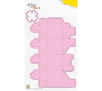 Nellie's Choice Fustella di Pasqua Trifoglio-22,5 2 Pezzi-Wrapping Die per Scatole, Gift Boxes, Regali di Natale, DIY, Rosa, 22,5 x 13,9 cm