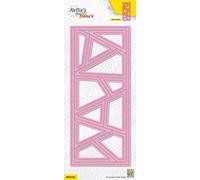 Nellie's Choice Fustella Forme Geometriche, 13 Fustelle Multi Cornice, 8.8 x 21 cm, per Creare Biglietti, Natale, Scrapbooking, Fai da Te, DIY