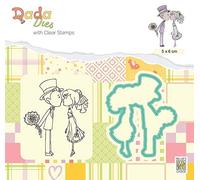 Nellie's Choice Snijmal voor Kaarten Maken, Kerst, Scrapbooking, Knutselen, Die Cut in Clear Stamp Bruiloft, 5 x 6 cm