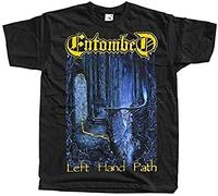 NELLN Entombed Left Hand Path Death Metal Music T-Shirt Mens Unisex Black Tees M
