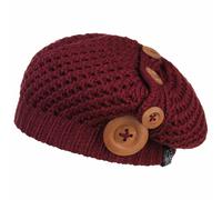 Nelly Berretto Basco a Maglia by Chillouts rosso bordeaux One Size
