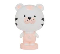 NelQuieOra LAMPADA DA COMODINO, TAVOLO, L' ACCHIAPPASOGNI TEDDY ROSA CON ACCENSIONE TOUCH