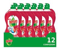 Nelsen Argilla e Melograno, Detersivo per Piatti a mano, sgrassa a fondo con Azione Rinfrescante Sulle Stoviglie, confezione risparmio da 12 flaconi da 850 ml