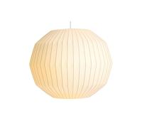 Nelson Angled Sphere Bubble Lampada A Sospensione Grande Off-White