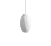 Nelson Cigar Crisscross Bubble Lampada A Sospensione Media Off-White