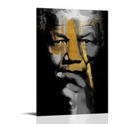 Nelson Mandela Advanced pittura a olio murales con funzioni impermeabili, anti incrostazioni e anti sbiadimento sono adatti per la decorazione in salotti, camere da letto e uffici, e possono essere
