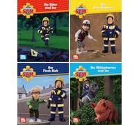 Nelson Mini-Bücher: 4er Feuerwehrmann Sam 25-28: Vorlesespaß für unterwegs ab 3 Jahren