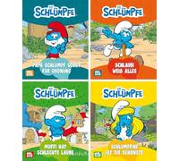 Nelson Mini-Bücher: 4er Schlümpfe 1-4: 4 Mini-Bücher im Set