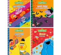 Nelson Mini-Bücher: 4er Sesamstraße 5-8: Vier kleine Bücher ab 3 Jahren mit Elmo, Krümelmonster, Ernie und Bert zum Vorlesen