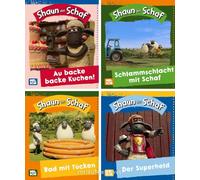Nelson Mini-Bücher: Shaun das Schaf 1-4: 24 Mini-Bücher im Display