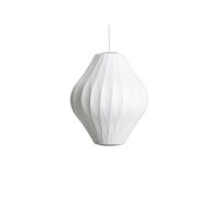 Nelson Pear Crisscross Bubble Lampada A Sospensione Media Off-White