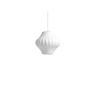 Nelson Pear Crisscross Bubble Lampada A Sospensione Piccola Off-White