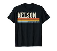 Nelson Retro Vintage Uomo Bambini Ragazzi Nome Maglietta