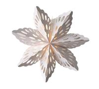 Nelsonerty Lanterna di carta a LED ecologica - decorazioni natalizie - ghirlande luminose, decorazione della vetrina - ciondolo C