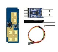 Nelsonerty LD2450 DC5V 24G Modulo Sensore Radar di Monitoraggio del Movimento Umano per Casa Intelligente Traiettoria Distanza Angolo Velocità