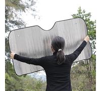 nelyouno Parasole Parabrezza Auto, per Renault Captur 1 Captur 2 Gen 2020-2023Contro i Raggi UV Portabile Pieghevole Auto Interno Proteggi Accessori,M