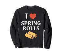 Nem Food Funny Simple Quote I Love Spring Rolls Felpa