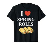 Nem Food Funny Simple Quote I Love Spring Rolls Maglietta