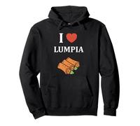 Nem Food Funny Spring Roll Simple Quote i Love Lumpia Felpa con Cappuccio