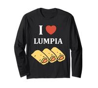 Nem Food Funny Spring Roll Simple Quote i Love Lumpia Maglia a Manica