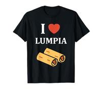 Nem Food Funny Spring Roll Simple Quote i Love Lumpia Maglietta