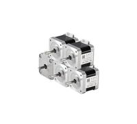 Nema 17 Stepper Motor 0.42N.m 1.7A 2 Phase 40mm Stepper Motor 4-lead for 3D printer CNC Engraving Milling Machine(17CS04A-5pcs)