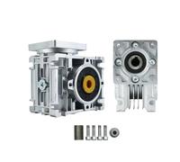 Nema 23 34 Worm Gear Reducer NMRV030 NMRV040 High Torque Gearbox dc electronic starter Reducers Input 11/14mm Ratio 5:1/100:1 NWPNLXEA(Ratio60,RV040 for nema34)
