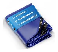 Nemaxx, PLA612 - Telone di copertura protettivo da 600 x 1200 cm, colore blu, con occhielli, in PVC da 650 g/m², impermeabile e antistrappo, di alta qualità, universale, per camion, piscine, mobili da