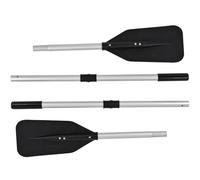 Nemaxx® Professional Set da 2 pagaie per gommone da 330 cm e 380 cm - pagaie in Alluminio 155 cm con Impugnatura ergonomica, Anti-Twist & Sink-Stop, pagaie per Kayak, Canoa e Barca a Remi