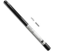 NEMAXX® Prolunga per Trapano da Terra [600MM - UNIVERSALE] - Compatibile con tutti i trapani a motore a scoppio con diametro interno del tubo di 20 mm - Con sicura a spina e in acciaio - Nero