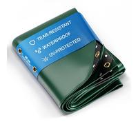 NEMAXX® Telone di copertura premium impermeabile [500x1000cm]-Telo camion resistente ai raggi UV [450 g/m²] con occhielli,telo in PVC per giardino,tetto & cantiere-Copertura invernale - Verde - 50m²