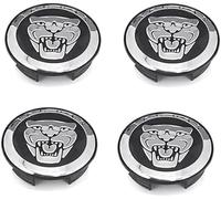 Nemeae Coprimozzo 4 PZ 57mm per Jaguar XF XJ-S XJ-6 X-Type XE S-Type F-Pace F-Type XK8 XK XKR XFR Coprimozzo per Mozzo Centrale per Auto Cerchi per Lo Styling Automatico Copertura Badge Emblem,B