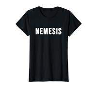 Nemesi Maglietta con Stampa Grafica Economica, Donna, Nero, M