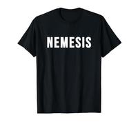 Nemesi Maglietta con Stampa Grafica Economica, Uomo, Nero, L