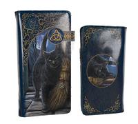 Nemesis Now, Portafoglio con Magick di Lisa Parker in Rilievo, 18,5 cm, Colore: Blu, in Poliuretano, B3941K8