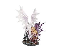 Nemesis Now Aarya Dragon Guardian, statuetta 42 cm, colore: Bianco