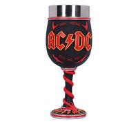 Nemesis Now AC/DC High Voltage Rock and Roll Goblet Lighting Horns Wine Glass, B