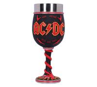 Nemesis Now AC/DC High Voltage Rock and Roll Goblet Lighting Horns Wine Glass, B