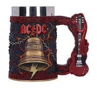 Nemesis Now ACDC Hells Bells - Boccale da 15,7 cm, in resina, prodotto ufficiale ACDC, boccale da birra con campanelle dell'inferno e inserto in acciaio inossidabile, fuso in resina di alta qualità,