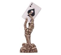 Nemesis Now Ace Up Your Sleeve, Statuetta a Mano scheletrica, 18,4 cm