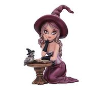 Nemesis Now Agatha Witch Figurina, Viola, 15 cm, Resina