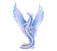 Nemesis Now Anne Stokes Age Adult Silver Dragon Figurina, Bianco, Taglia Unica
