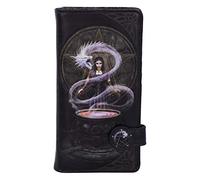 Nemesis Now Anne Stokes - Borsa in Rilievo con Strega e Drago, 18,5 cm, Colore: Nero