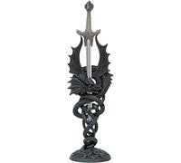 Nemesis Now - Aprilettere in stile celtico, 30 cm, colore: Nero
