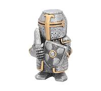 Nemesis Now B0706B4 - Statuetta Sir Defendalot, 11 cm, in resina, colore: Argento, taglia unica